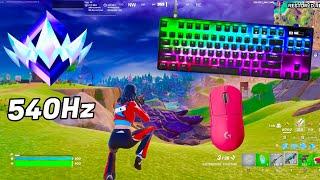 SteelSeries Apex Pro TKL ASMR  Solo Gameplay  Satisfying Keyboard Fortnite 360 FPS 4K