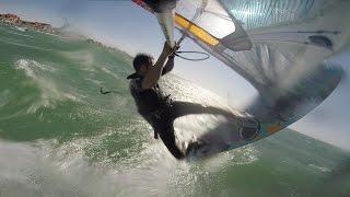 45 seconds of a start into a perfect evening, windsurfing Wissant