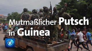 Mutmaßlicher Putsch in Guinea - Präsident festgenommen