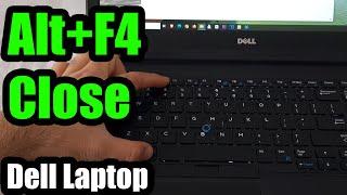 Why Alt+F4 isn't closing any window (Fn Lock, Fn+Esc, Dell Latitude E5550 laptop)