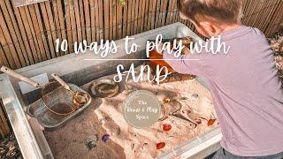 10 ways to play with sand | Outdoor Play Ideas for your Toddler, Preschooler or Child