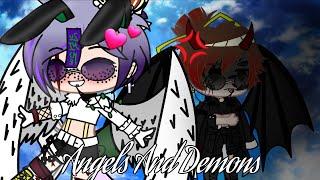 Angels and demons?||Angel+demon A.U||×|| FNAF||~little Roxy~||Gacha Club