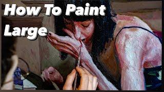 What it takes to make a Massive Oil Painting.