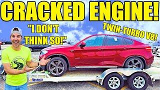 I Bought A Twin-Turbo V8 BMW With A Mysterious “CRACKED” Engine! It Still Runs So What's Broken?