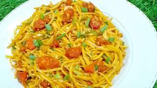 Street Style Chicken Noodles Recipe