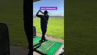 practice makes perfect!#shorts#driving range#golf#family sports#Richmond driving range#Sunday