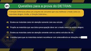 QUESTÕES DE PROVA TEÓRICA DO DETRAN 2025 - PROVA SIMULADA DETRAN 2025 - PROVA DO DETRAN 2025