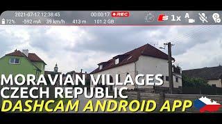 Moravian villages - Czech Republic | Road Drive with DashCam | 1080p | 