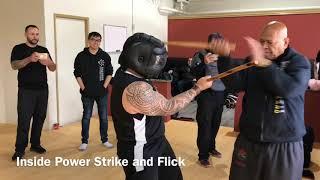 GM Bobby Taboada demonstrates head shots on me using Spartan Gear