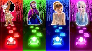 Frozen 3 Elsa And Anna  And Isabela -  Let It Go | What Else Can I Do-Tiles Hop VS Encanto Mirabel