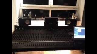 D&R Series 8000 analoge mixing console drum mixing test