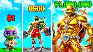 $1 to $1,000,000 TEENAGE MUTANT NINJA TURTLES in GTA 5