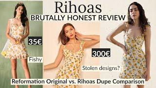 Rihoas Brutally Honest Review | Comparing Rihoas Dupe with Reformation Dress