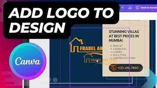 How To Add Logo To Canva Design Without Replacing Images Issue