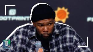 Kevin Durant REACTS to Devin Booker CALLING him a "MFer to deal with" after Suns BEAT Heat