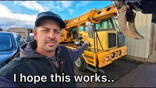 I bought a 50,000 pound excavator on eBay and try to drive it home