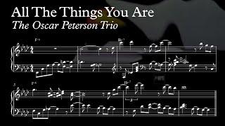 All the Things You Are, by the Oscar Peterson trio (Transcription)