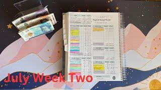 Budget Review July Week 1 | Spendy Week! | UK Cash Envelope Stuffing July Week 2 #budgeting