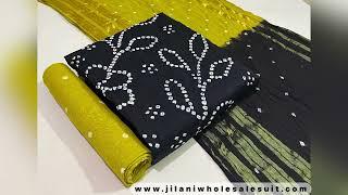 BANDHANI DRESS MATERIAL | KUTCHI BANDHANI DRESS MATERIAL #bandhani #wholesaler #dress #manufacturer