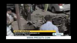 Syria - Explosions Killing Civilians in Damascus Again, Terrorist Groups Comming from Turkey?