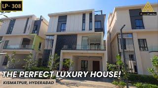 LP 308- Luxury triplex villas in Hyderabad | Villa with Home Theatre | Luxury Properties