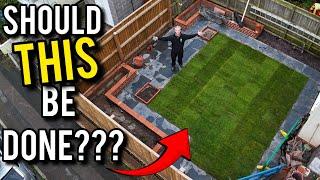 Laying a Lawn in OCTOBER! Should it be done? MY garden makeover - building, turf and fallouts!