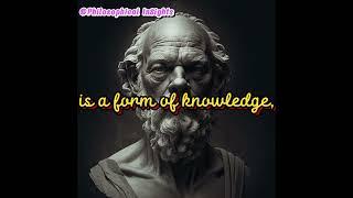 Socratic Philosophy 2 #philosophy #shorts #quotes #viral #Socratic #philosophical insights