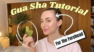 Gua Sha Tutorial | Smooth Forehead  | Against Wrinkles  |  For Relaxation ‍️| All You Can Face