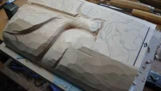 WOODCARVING  How-To-Carve a Green Man PART 1