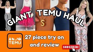 Giant Temu Haul and Review, 2024.  27 Clothing and Accessory pieces Try On!