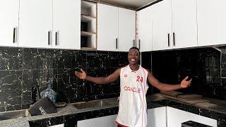 God first|| Dream come  True!! House Tour||Finally Modern Kitchen In Mama Grace House