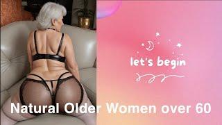 Natural Old Women over 60 in the bedroom  Beauty of Mature Age  #style #beauty #naturalwoman