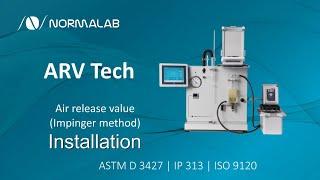 ARV Tech - Normalab Standard Test Method for Air Release Value with Impinger Method (Installation)