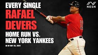 Every Rafael Devers Home Run vs. Yankees In His Career