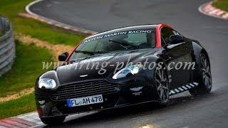 Pure sound Aston Martin V8 Vantage S around the Nürbugring Nordschleife ! + Bmw 135i crash