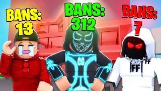 Seeing Who Can GET BANNED From The MOST HOUSES For 100,000 ROBUX!