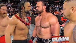 Drew McIntyre Help Solo Sikoa & Atteck Roman Reings Tribal Combat Full Highlights