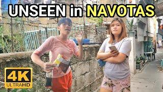 NEVER SEEN in NAVOTAS | Walk on Real Life Bagumbayan Navotas Philippines [4K] 