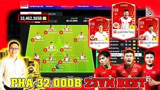 Cầm 30.000 Tỷ I Love Xây Dựng Siêu Đội Hình VIỆT NAM KHỦNG NHẤT FC ONLINE: VĂN TOÀN,  QUANG HẢI &..