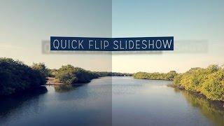 Quick Flip Slideshow After Effects Template