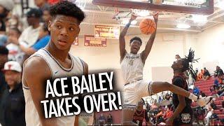 Ace Bailey Takes over game with Nasty Windmill Dunk! McEachern vs Dutchtown highlights!