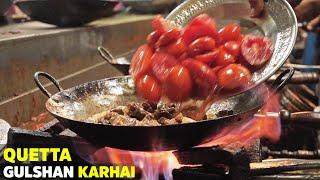 Quetta ki famous Gulshan Karhai  & Lehri Sajji | Baluchistan Street Food, Pakistan