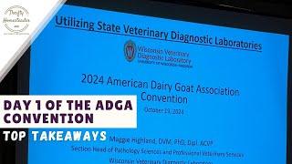 Day 1 of ADGA Convention