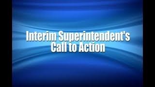 Southfield Public School's Interim Superintendent's Call to Action
