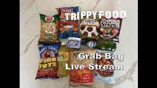 Trippy Food Grab Bag Live Stream LXXIV #livestream #snacks #food #review