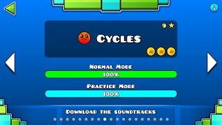 Geometry Dash - Cycles All Coins