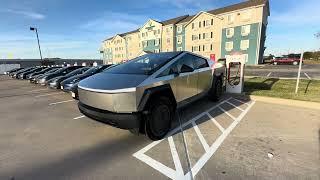 Pt. 3 1,800 mile Tesla Cyber Truck Family Road trip ( Houston to dallas )