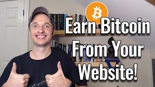 How to Earn Bitcoin from your Website