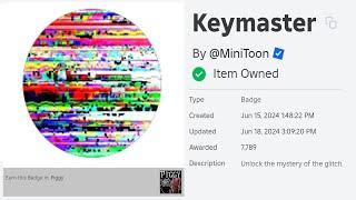 Roblox Piggy Keymaster Badge Guide (Full Tutorial)