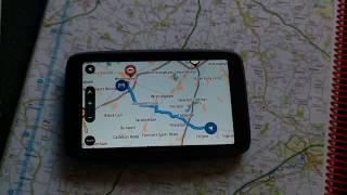 TOMTOM GO PROFESSIONAL 6250 Avoid Bridge test Truck Coach satnav